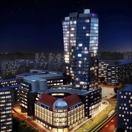 アパート White Sky 26 Hanza Tower Pool Jacuzzi Sauna