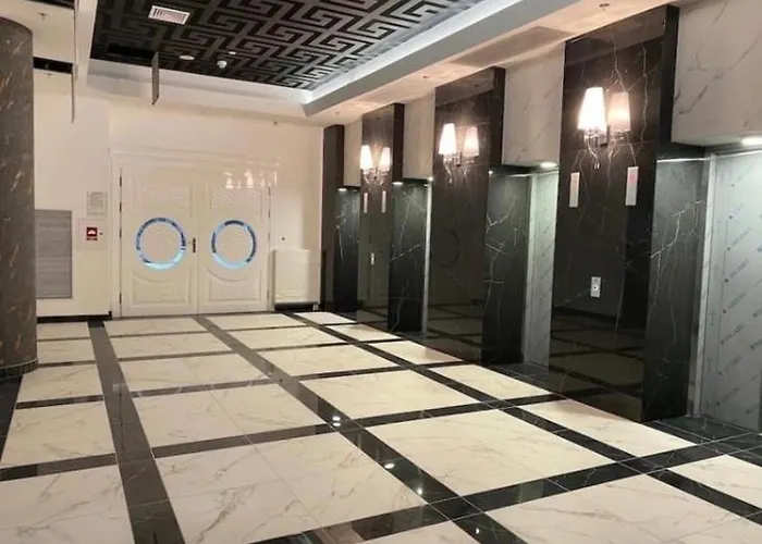 White Sky 26 Hanza Tower Pool Jacuzzi Sauna アパート シュチェチン